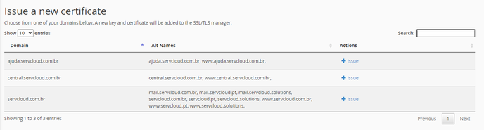 ativar let´s encrypt no cPanel